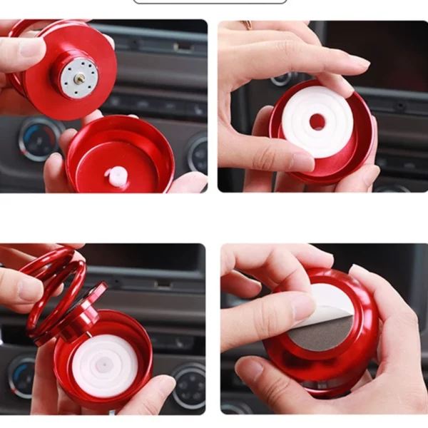 Car Rotating Perfume Air Freshener Perfume Creative Design Automotive Interior Trim for Air Environment Fresher