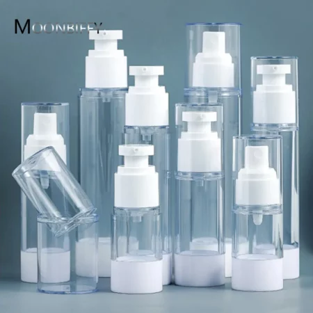 1pc Portable Plastic Vacuum Travel Bottles